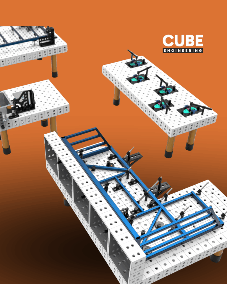 Tables de soudage modulaires&nbsp;: un système flexible offrant de nombreuses possibilités de configuration
